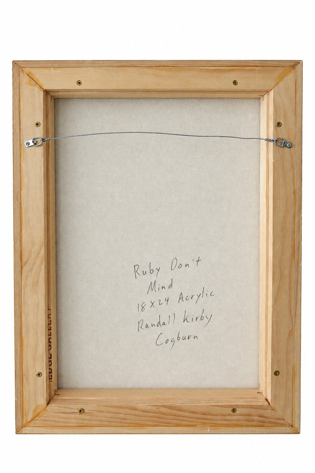 Randall Kirby Cogburn — Ruby Don’t Mind, 2025