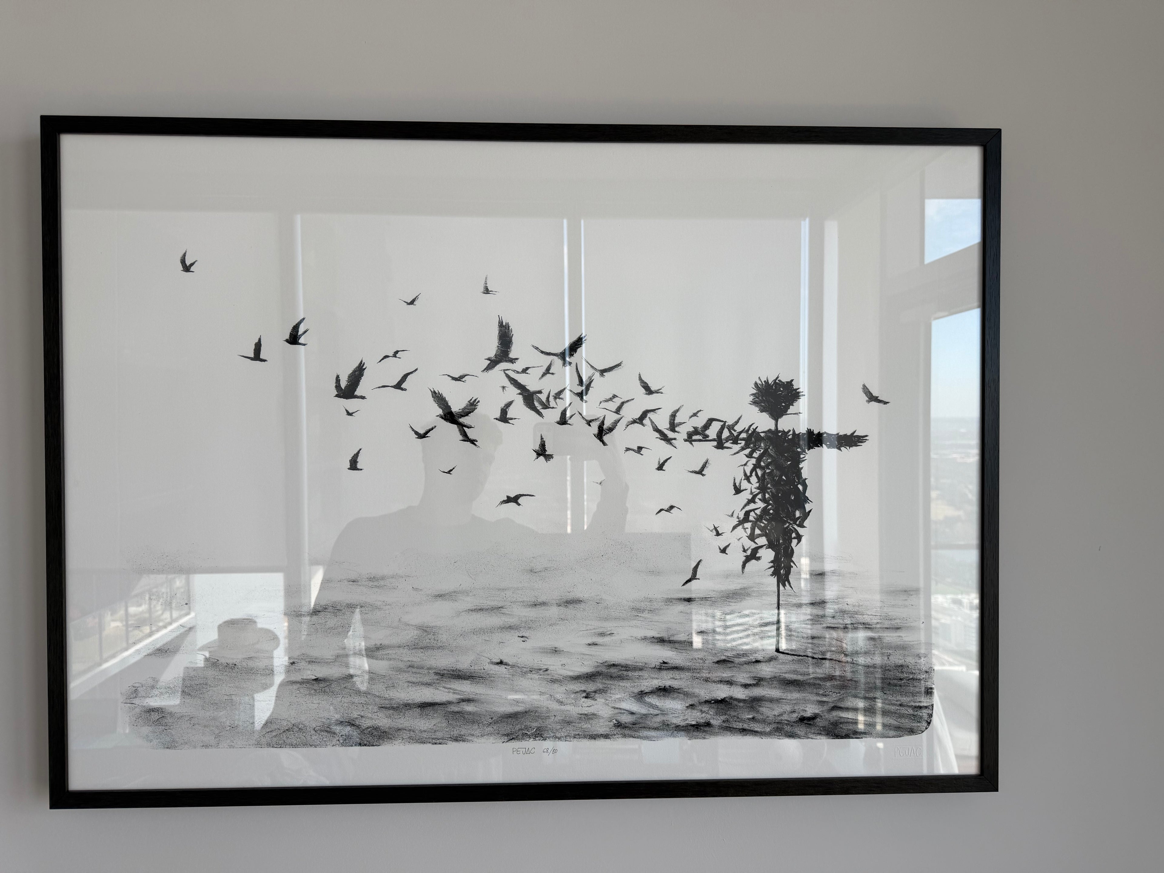 Pejac — Scattercrow, 2017