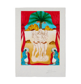 Salvador Dalí — The Three Graces of Hawaii (Tarot: Three of Cups), 1978
