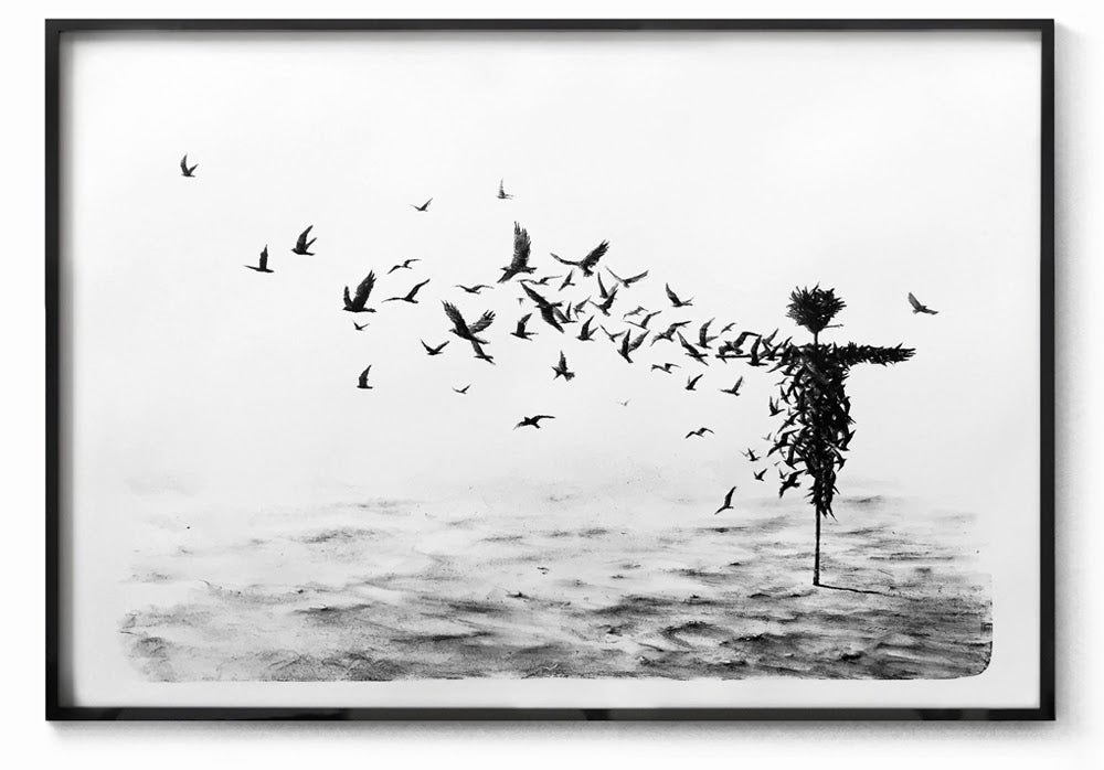Pejac — Scattercrow, 2017